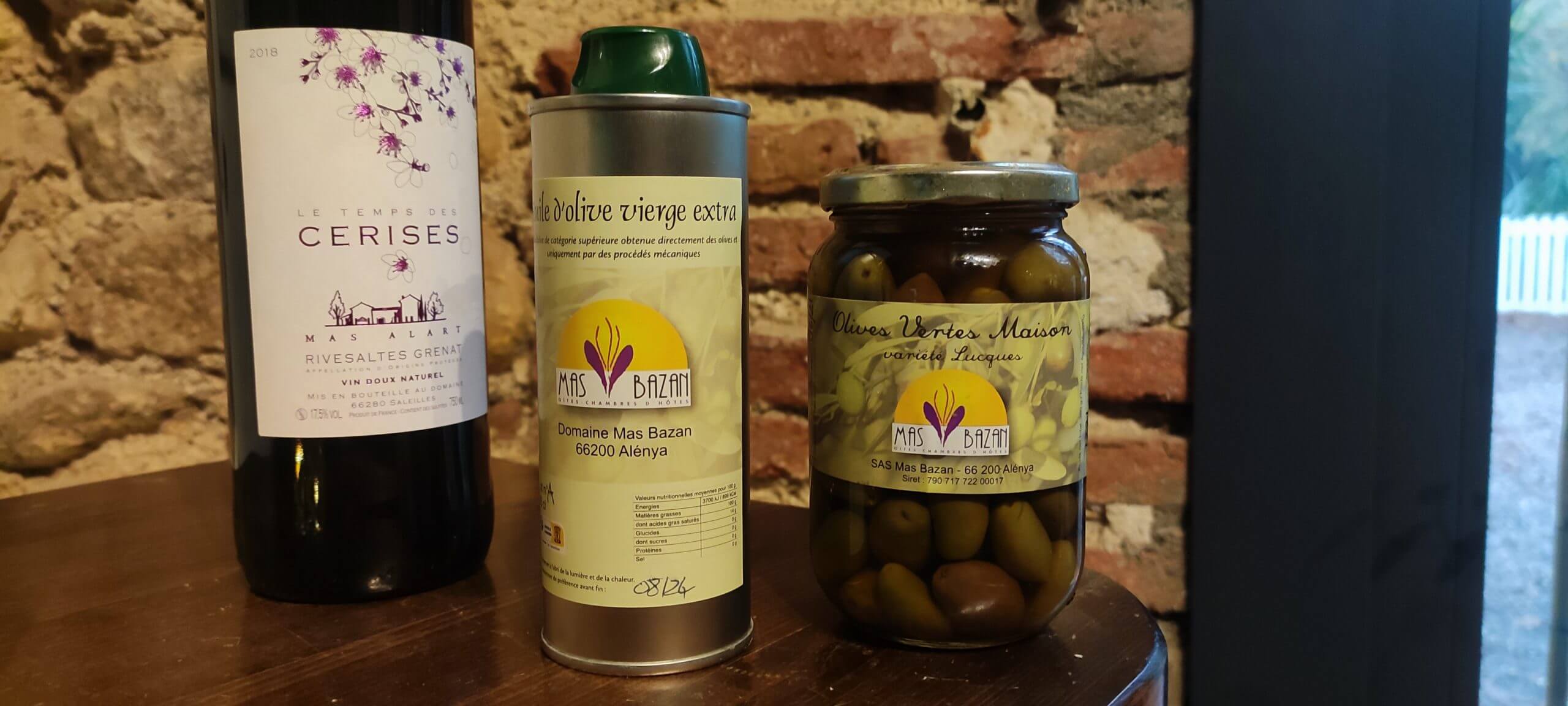 Huile et olives Mas Bazan